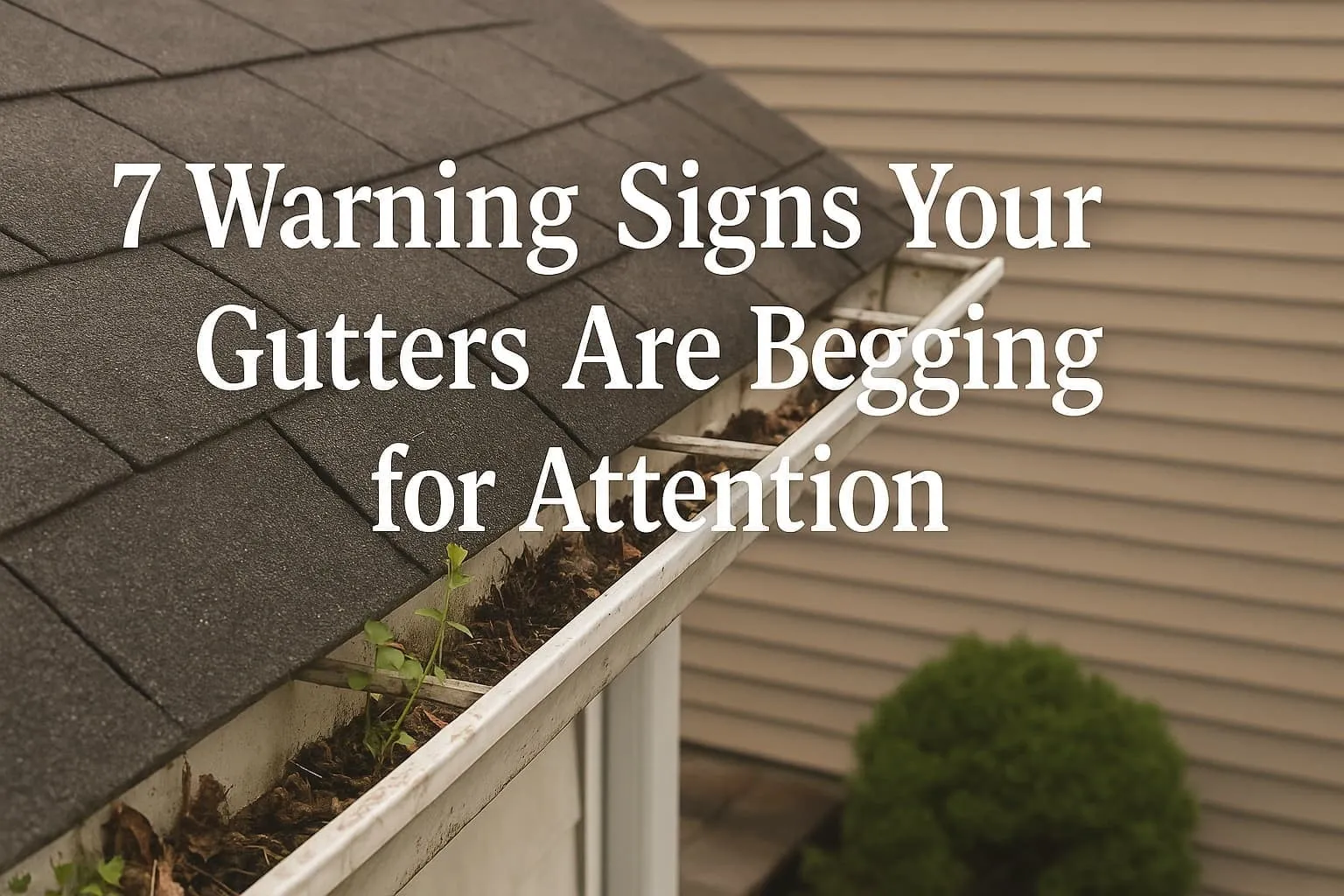 7 Warning Signs Your Gutters Are Begging for Attention